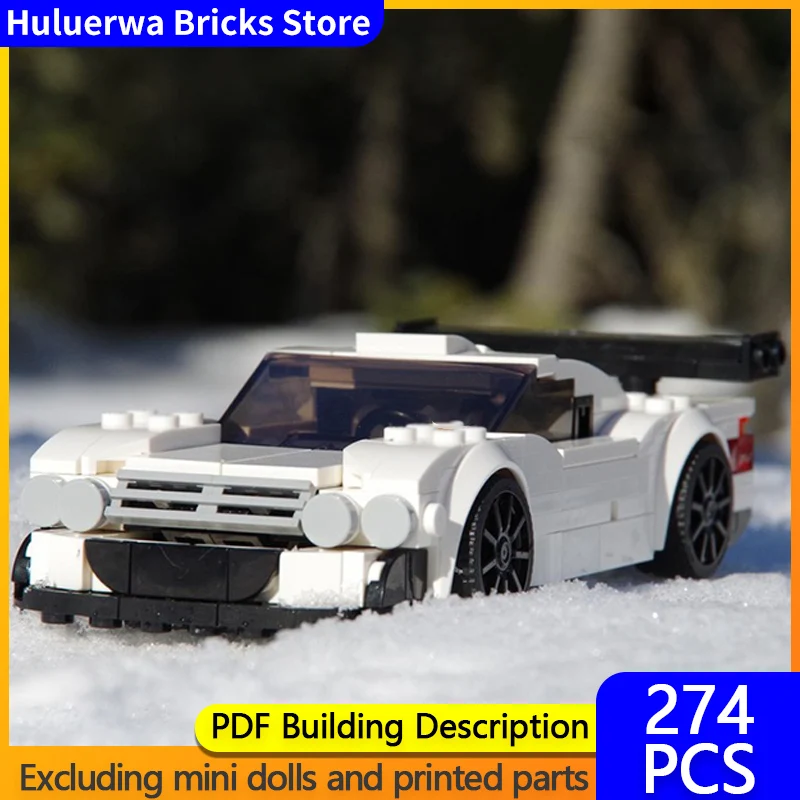 

Модель скоростного гоночного автомобиля MOC, строительные кирпичи CLK GTR, верхний уровень, спортивный автомобиль, модульная технология, подарки, праздник, сборка, детские игрушки