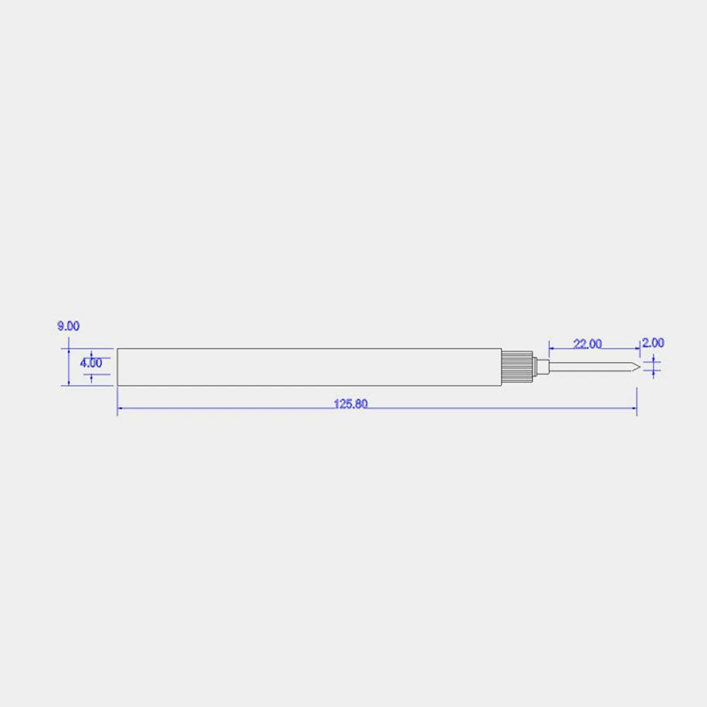 2PCS 128mm Multimeter Spring Test Probe Tip Test Probe Heads Nickel Plating Stainless Steel Test Leads Test Needle Accessories