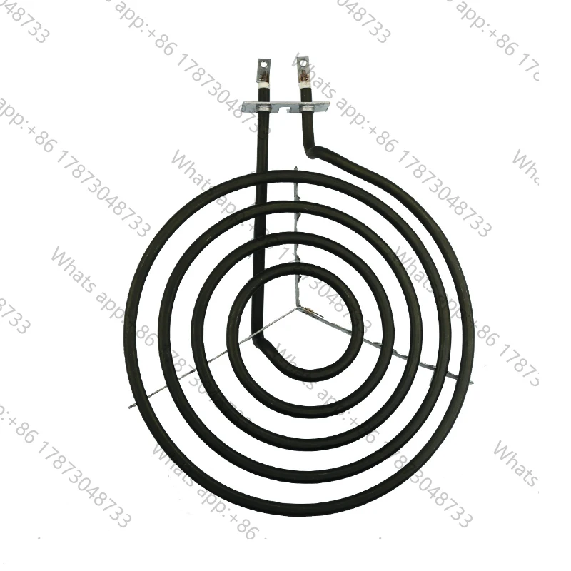 2000W Stainless Steel 5 Rings Mosquito Coil Heating Element - Oblate Stove Surface Burner with Tripod Heater Tube for Furnace