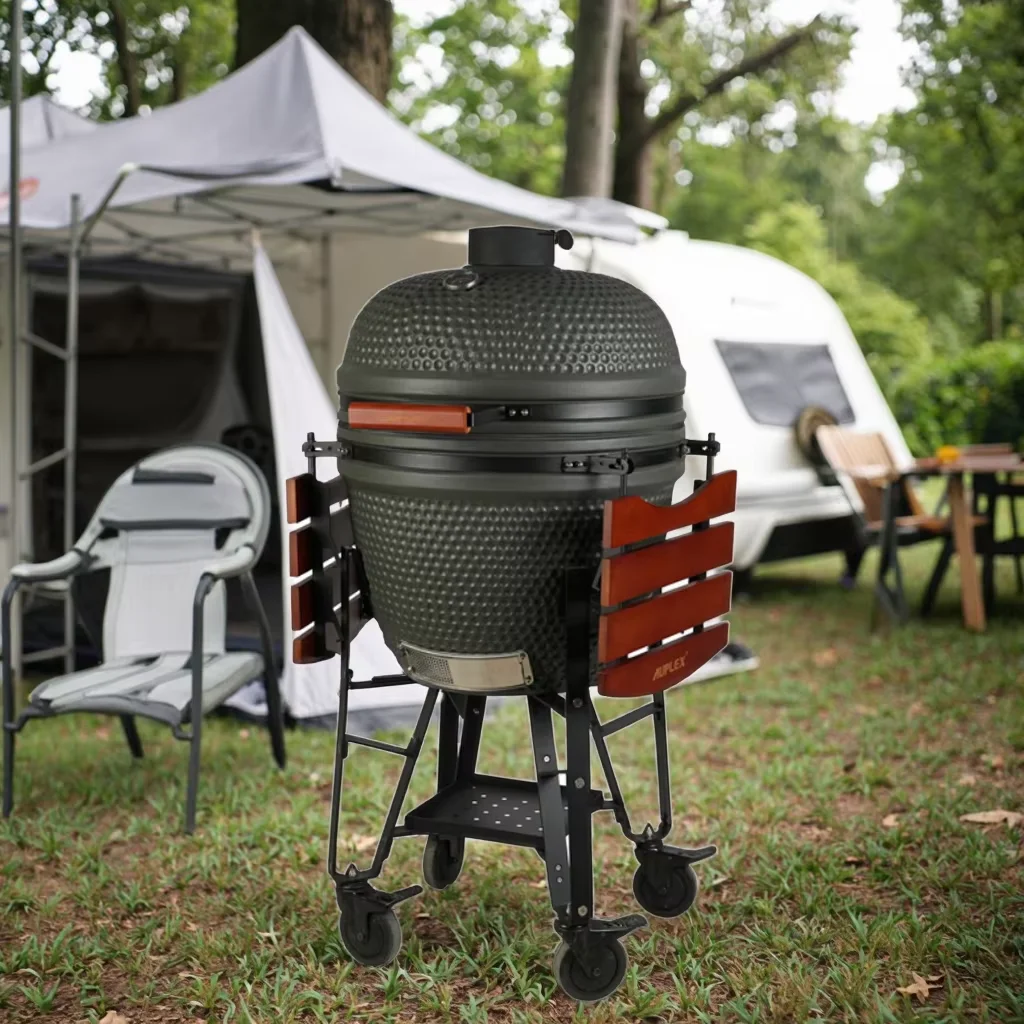 

Auplex 23 "матовая печь для барбекю, керамический гриль Камадо, уличный кемпинг, барбекю, угольный гриль Joe OEM Garden