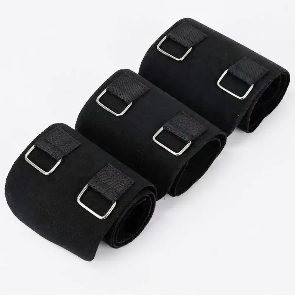 3Pcs/Set Adjustable Legs Posture Corrector Black Legs Protectors Legs Correction Belts Comfortable Effective