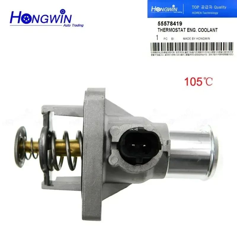 Engine Coolant Thermostat For Vauxhall Astra Meriva Vectra C Zafira Opel 1.6 1.8 24405922 55578419 25193683 25199828 55564891