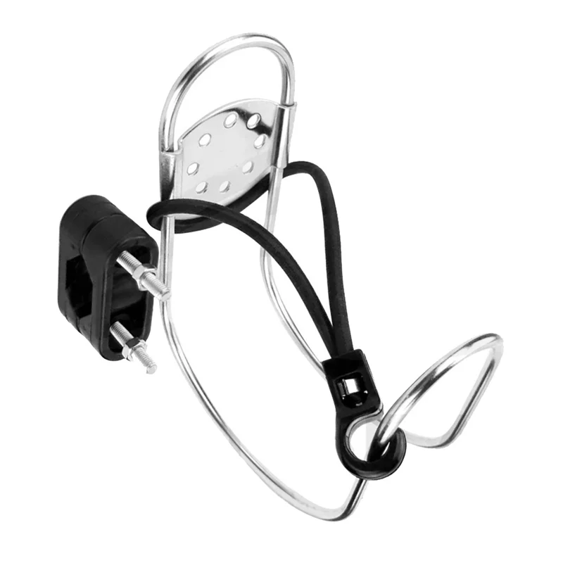 البحرية الفولاذ المقاوم للصدأ حدوة الحصان العوامات 2 قطعة قابل للتعديل حلقة قوس اكسسوارات للقوارب حلقة حامل-B60B