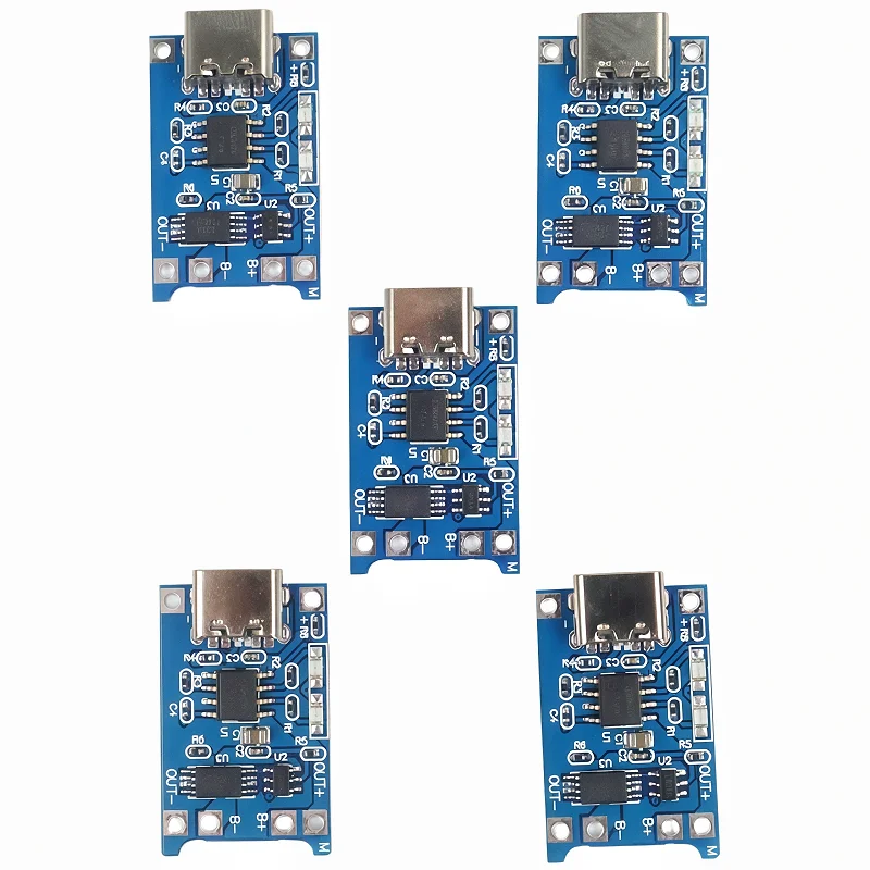 3.7V Lithium Battery Charger Protection Board 5V 1A 2A Li-ion Lipo Battery Charging Protect Two-in-one Module Micro USB Type-C