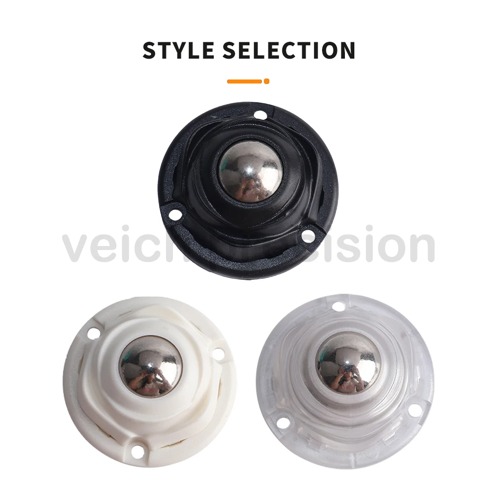 Self Adhesive Caster Mini Furniture Pulley Beautiful Rose Shape Ball Caster No Drilling Pulley  Easy Install Funiture Wheel