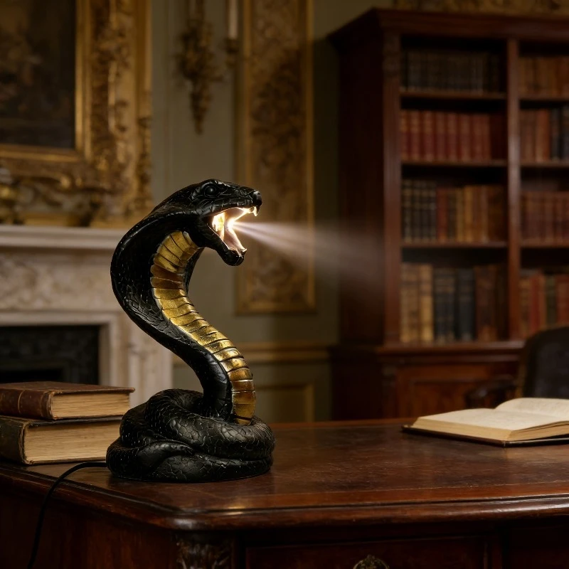 

Snake Breath LED mood light, art sculpture lamp, fireplace decor, home ornament, ideal for holidays & gifts