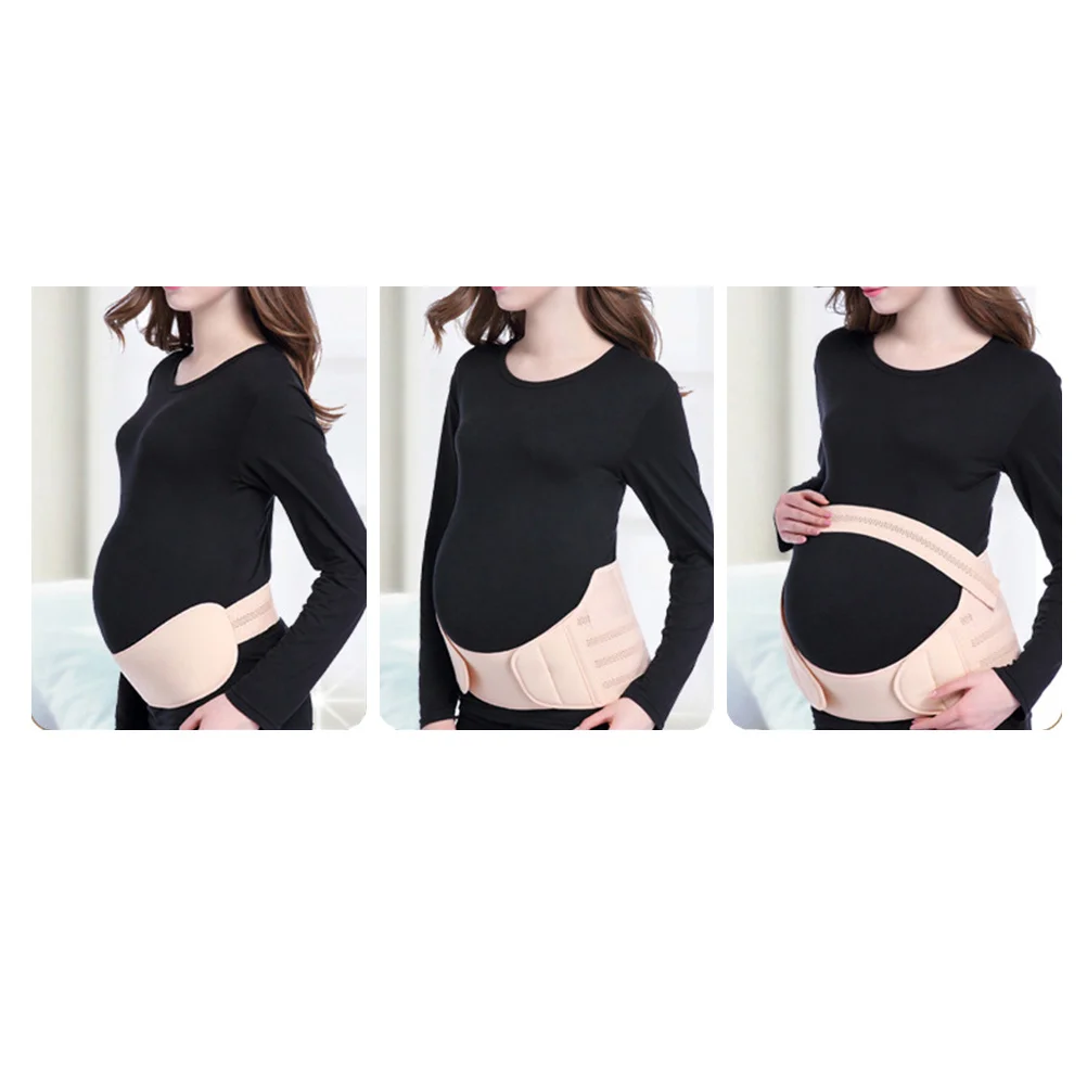 

Belly Band Pregnancy Support Belt Size Xxl Nude Adjustable Breathable Maternity Abdominal Pelvic Support for Back Pain