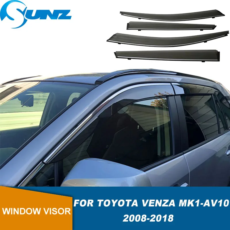 

Window Visor For Toyota Venza MK1-AV10 2008 2009 2010 2011 2012 2013 2014 2015 2016 2017 2018 2019 Weathershields Sun Rain Guard