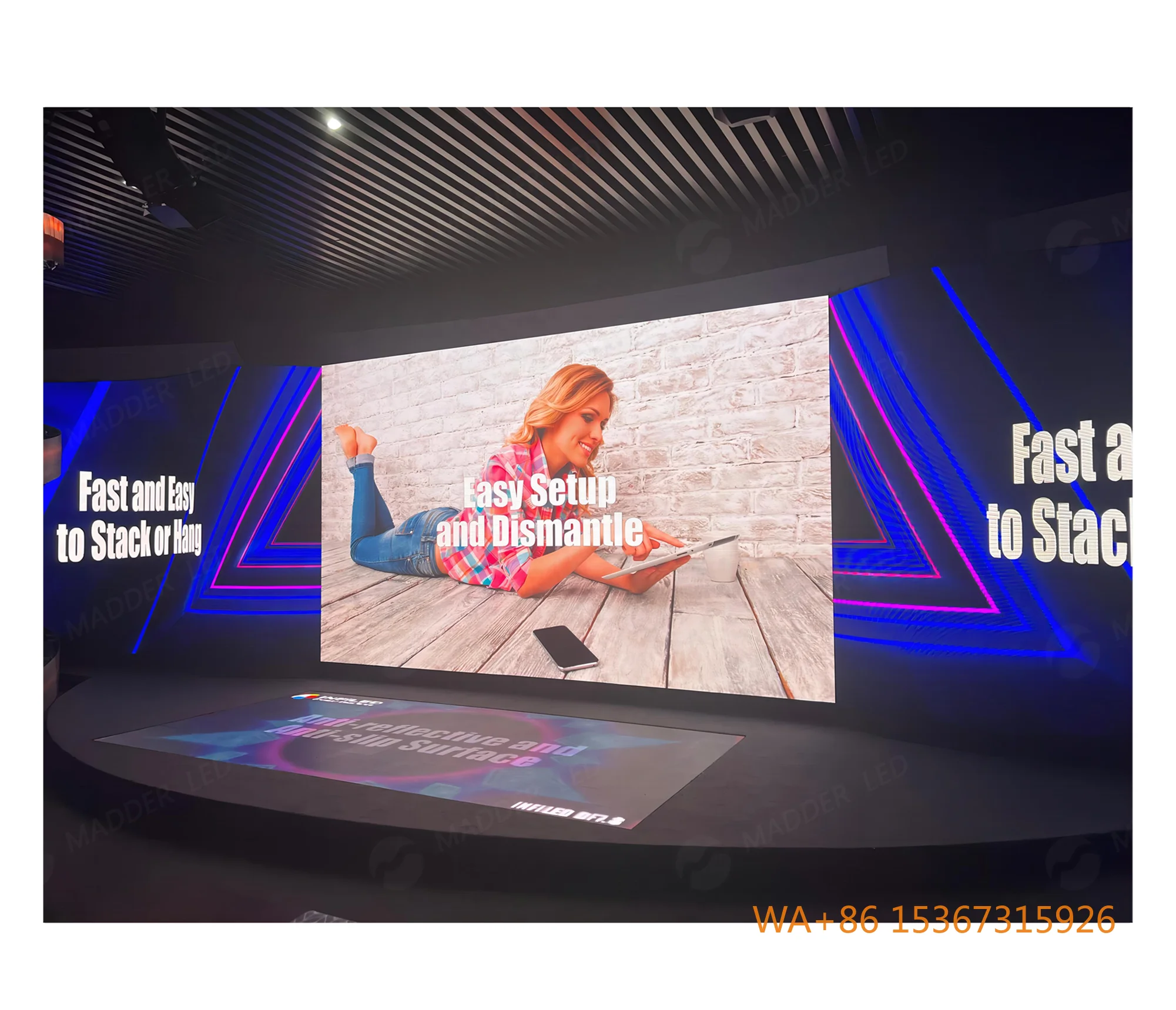 

Indoor Ultra HD Full Color LED Display Suitable for Bar Convenience Store Commercial Scene