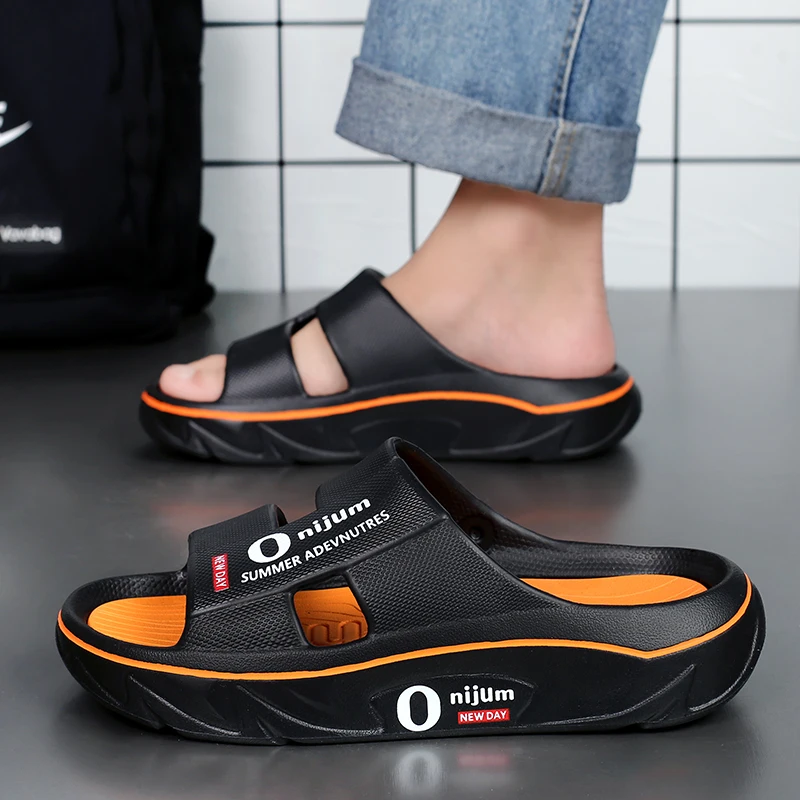 

MAEDEF Mens Slippers Summer Shoes for Men Women's Flip Flops Man Slides Sandals Anti Slip Home Men's Slipper Male Beach Sandals