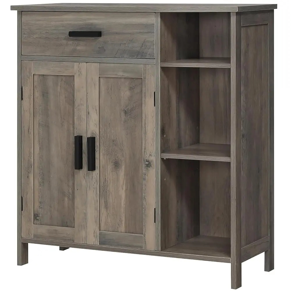 

Storage Cabinet, Coffee Bar Cabinet With Drawer, Bathroom Cabinet With Doors And Shelves, Freestanding Cupboard For Living