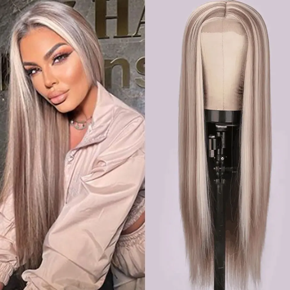 

Парик синтетический женский из 180% натуральных волос, термостойкий, высокого качества