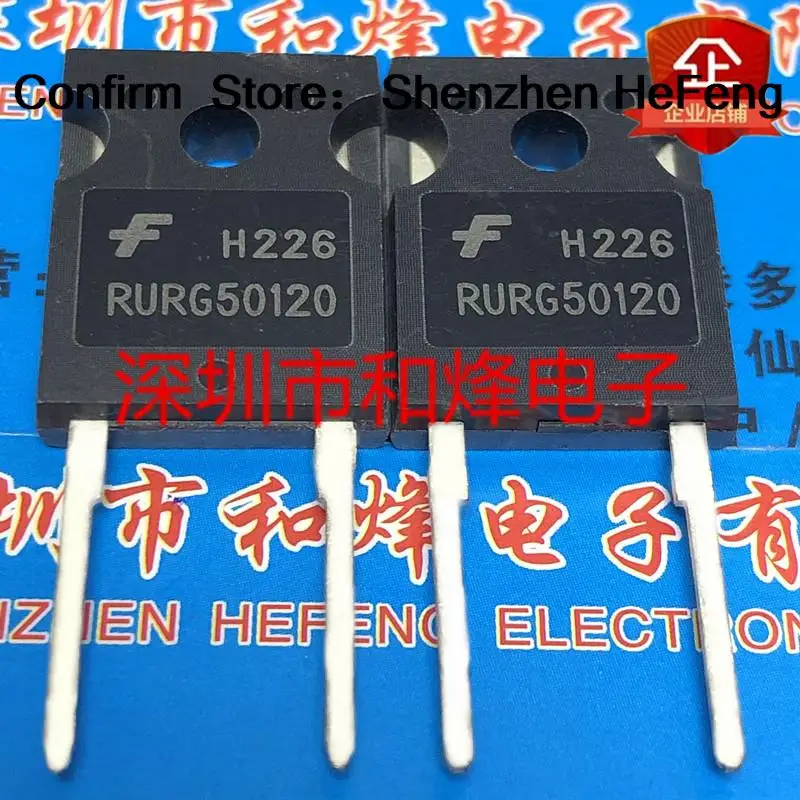 5PCS-10PCS RURG50120  TO-247-2  1200V  5A    NEW AND ORIGINAL Fast Shipping Quality