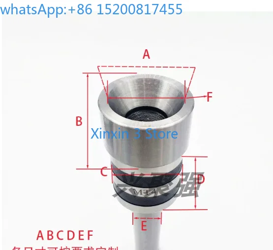 Concave rotary thimble, female thimble anti-thimble, concave inner cone movable thimble