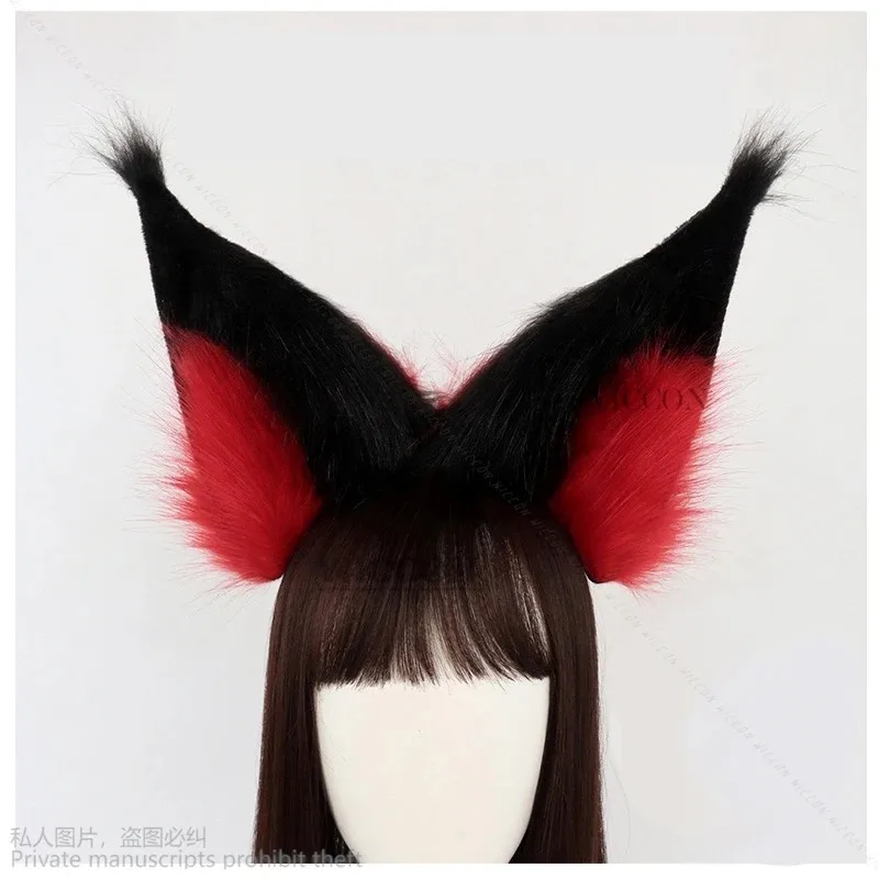 

Hazbin Alastor, очки для косплея, головные уборы, головной убор с рогом, аксессуары для ушей отеля, Halos Crowns, крыло ангела для ролевых игр Coss; 3,k8'