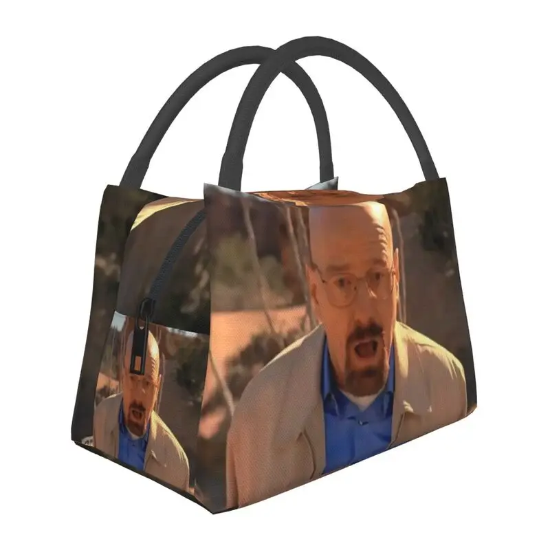 

Breaking Bad Walter White Meme Insulated Lunch Bag for School Office Portable Cooler Thermal Bento Box Women