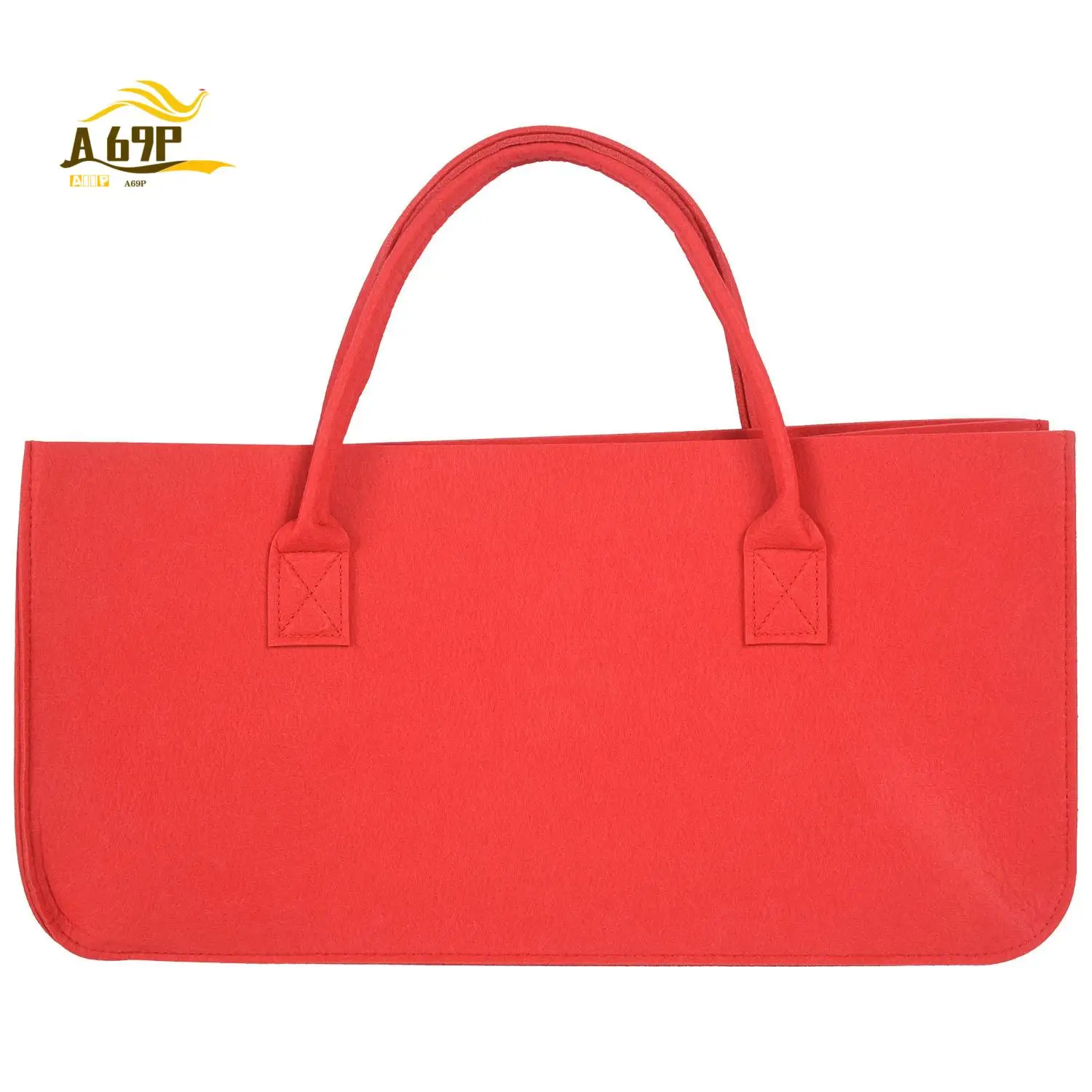 A69P-Felt Purse, Felt Storage Bag Large Capacity Casual Shopping Bag