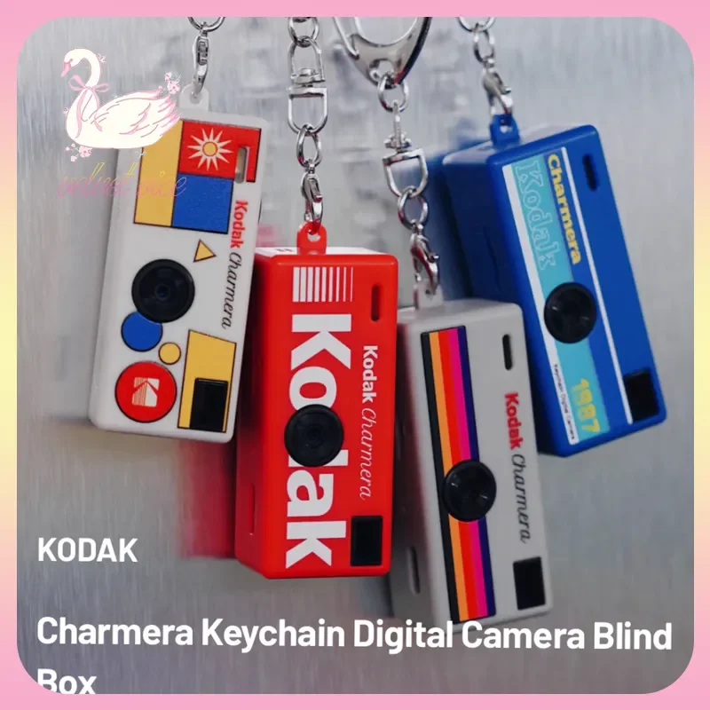 

Original Kodak Charmera Keychain 1987 Mini Digital Camera Blind Box Mini Camera & Blind Box All In One Keychain Pendant Gift