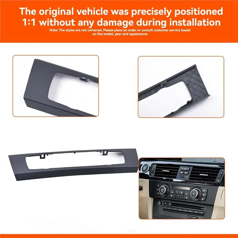 Reliable-AC Control Panel Trim Bezel Center Console Air Condition Button Outer Frame For BMW 3 Series E90 E92 E93 2004-2012