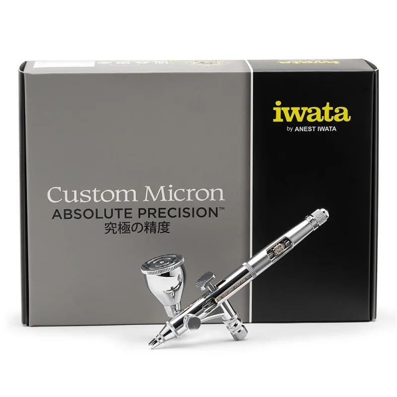 ANEST IWATA ICM-350T Custom Micron Takumi Side Feed Dual Action Airbrush 0.18mm Painted Airbrush Gun Art Spray Gun