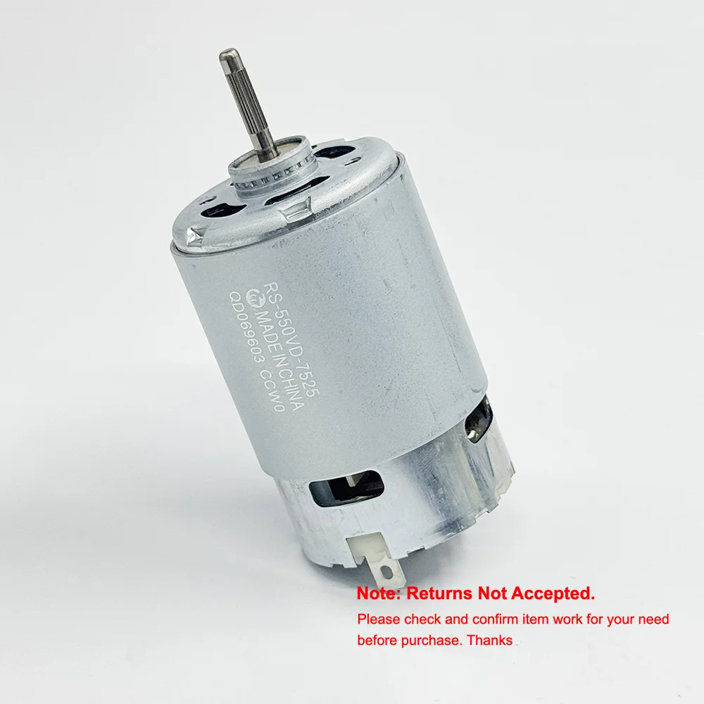 MABUCHI RS-550VD-7525 550VC Motor DC 12V 14.4V 20000RPM High Speed Power knurled Shaft for Electric Tool Drill Screwdriver