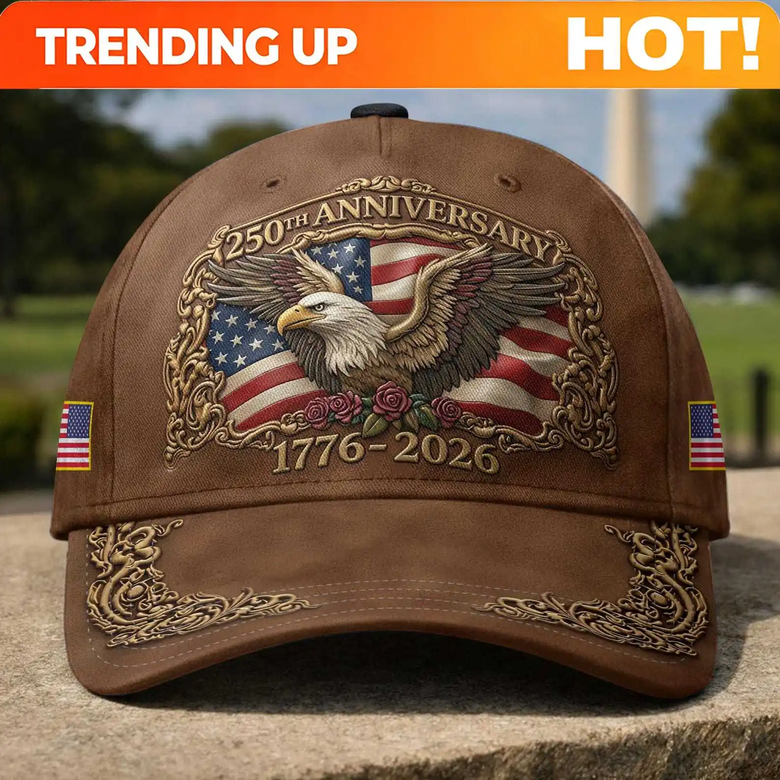 250th Anniversary USA Baseball Cap, 4th of July Hat, 1776–2026 Cap for Patriots, Independence Gift, Gifts Idea For Patriots