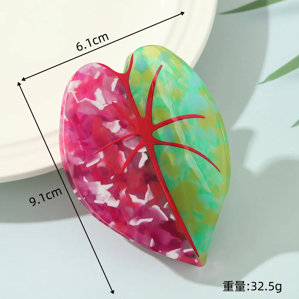 مجموعة كبيرة من أوراق النباتات الاستوائية من Muweordy، تصميم إبداعي، مشابك على شكل أوراق شجر أنيقة، إكسسوارات للشعر للنساء والفتيات