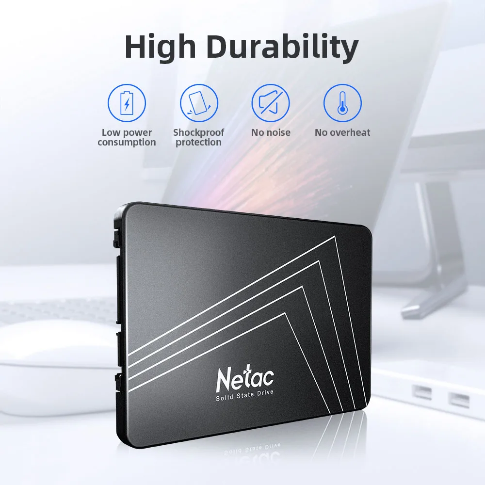 Netac SATA SSD SATA3 2.5 SSD 1tb 2tb 4tb 128gb 256gb 512gb 480gb 960gb HDD Internal Solid State Drive Hard Disk for Laptop PC image 6