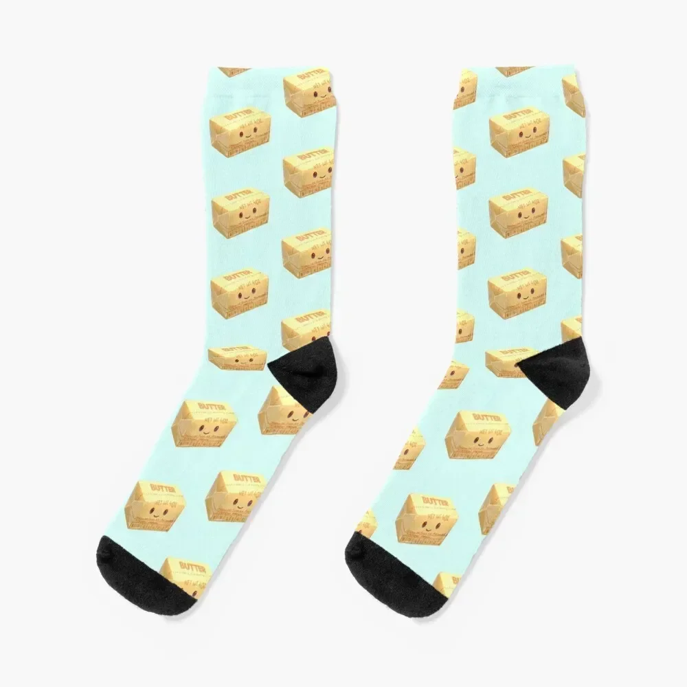 Cute Stick of Butter Socks crazy cool Socks For Man Women's