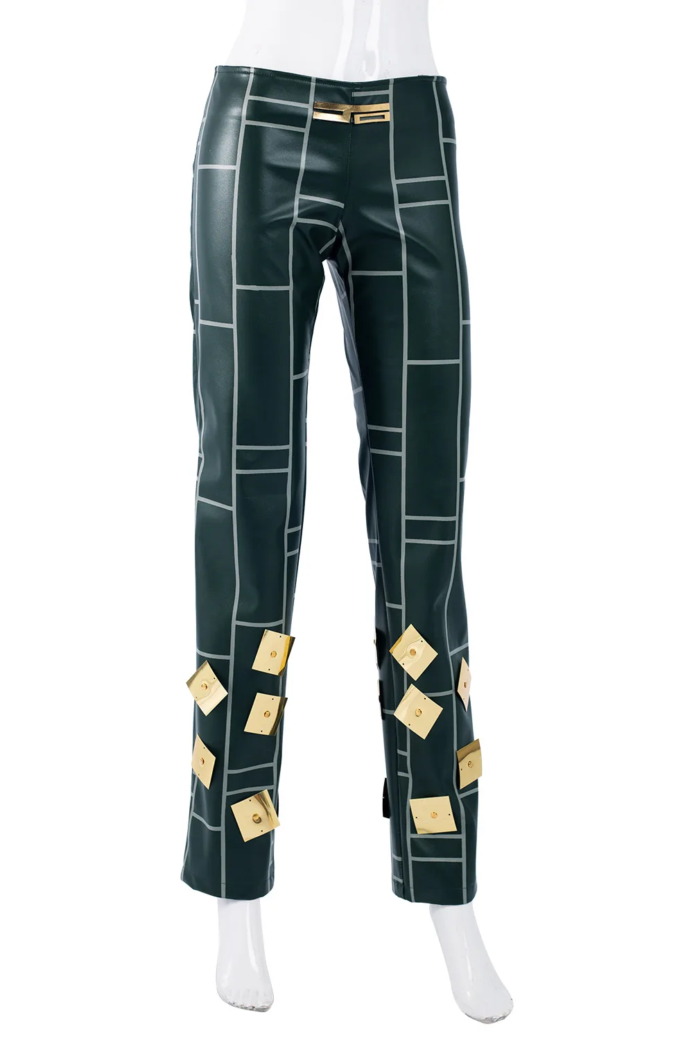 Jolyne Cujoh Cosplay Costume para Mulheres, Casaco, Calças, Sapatos, Botas, Perucas, Jaqueta, Brincos, Conjunto completo, Pano de Meninas, Halloween Party Suit