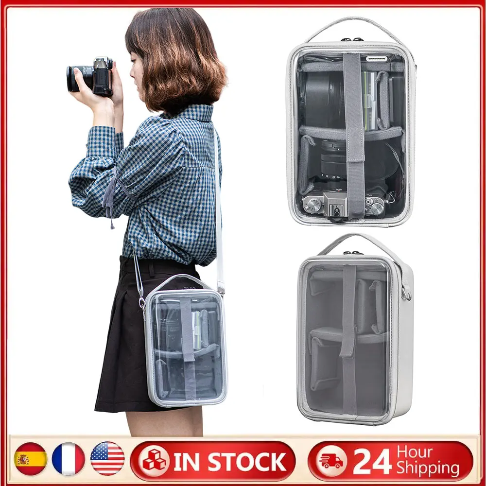 

Прозрачная сумка для камеры, водонепроницаемая сумка для цифровых DSLR-камер, сумка-кейс для экшн-камер серии Pocket 3/GoPro/Insta360