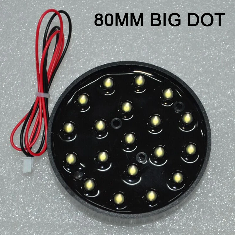 Point dot for led numbers red green yellow white blue color