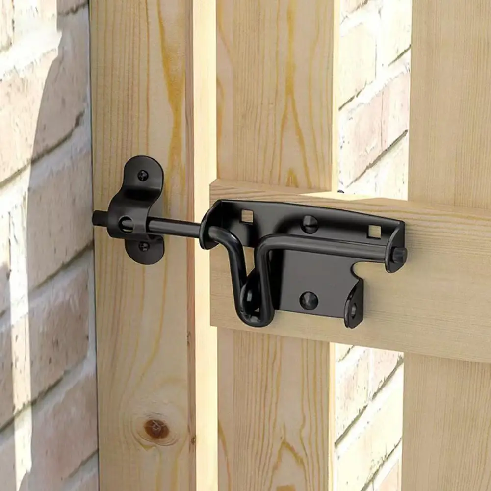 Weather-resistant Alloy Latch Automatic Locking Latch Rust-resistant Alloy Door Latch with Dual-functional Lock for Door