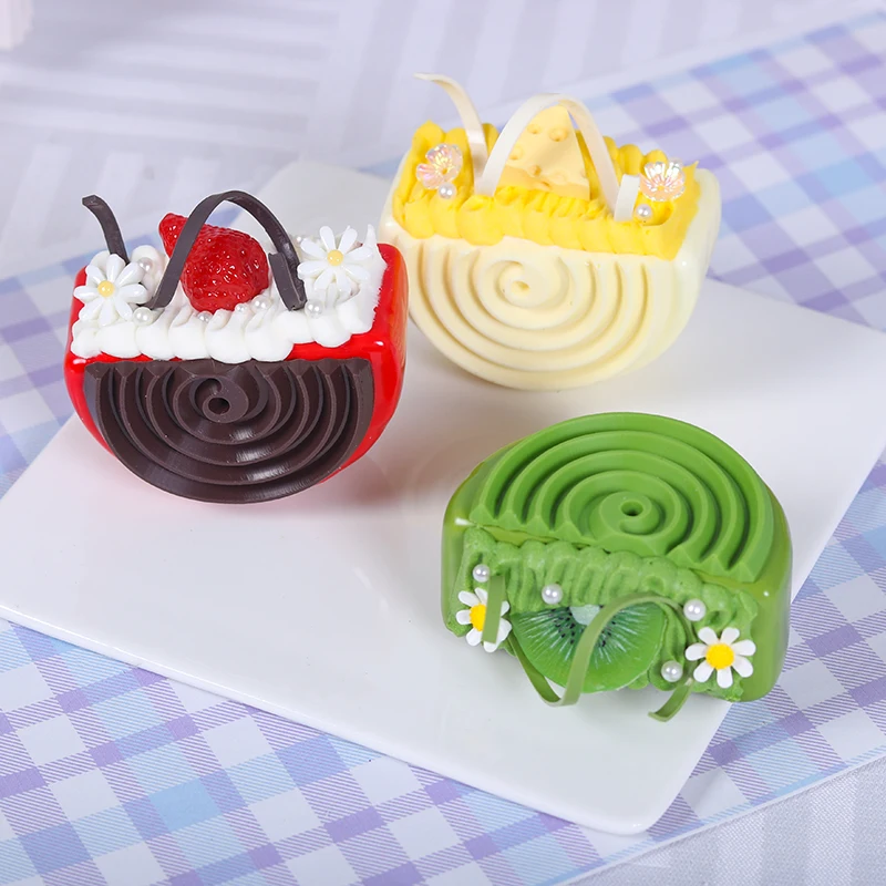 Artificial Half Block Shape Cookies Fake Food Decoration Photography Pro Food Simulation Cake Model Tea Table Decoration FCYY074