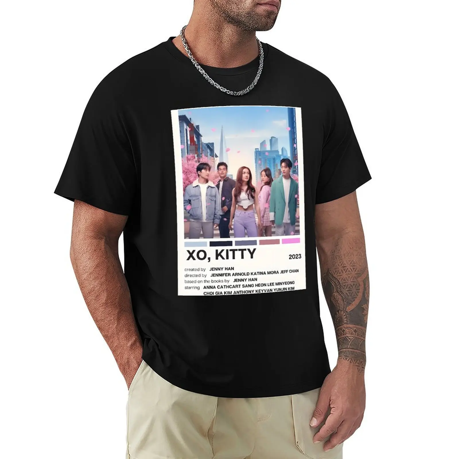 Xo, Kitty (2023) T-Shirt summer tops quick drying mens graphic t-shirts funny