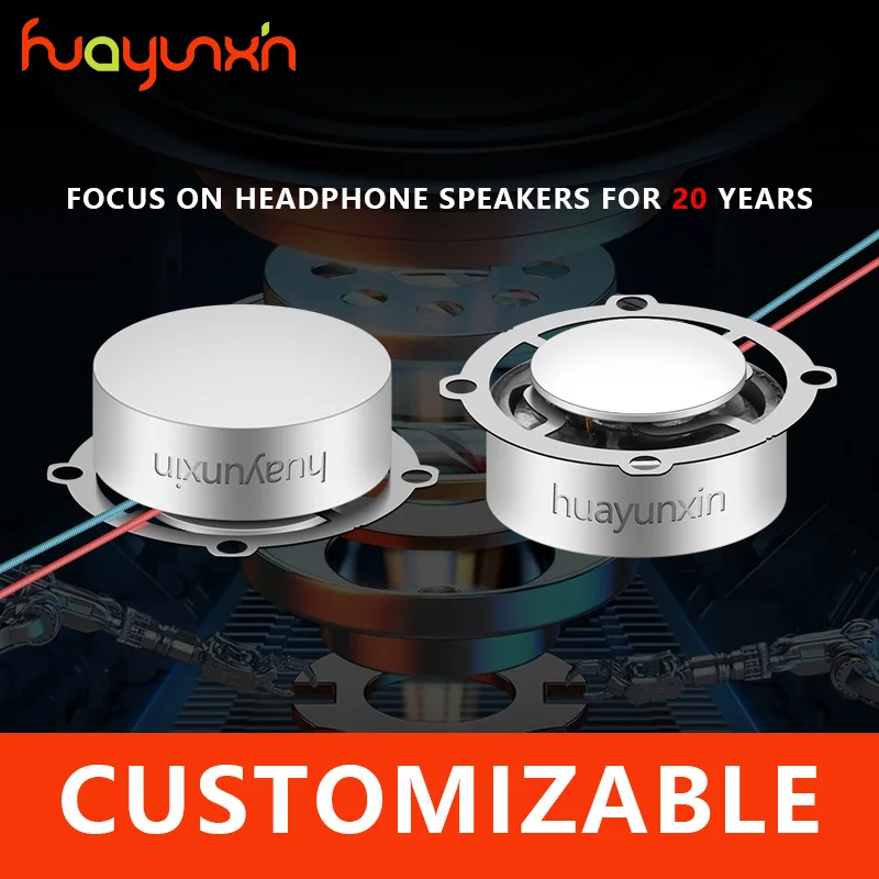 Full Range Frequency Round Dome IPX7 Waterproof Metal Bone Conduction Earphone Speaker Dynamic Driver Unit  Loudspeaker Horn