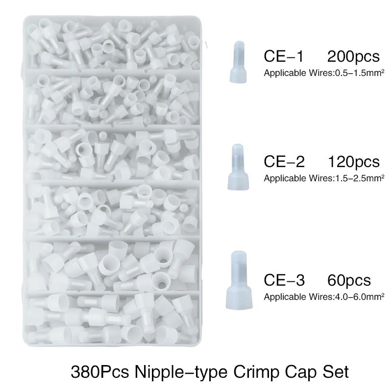 HS-103 Nippel-Crimpzange mit Anschlüssen – 1,0–6,0 mm2 Kit, 2025, neues CE-Ratschen-Werkzeugset für die Automobilelektrik – Detail 10