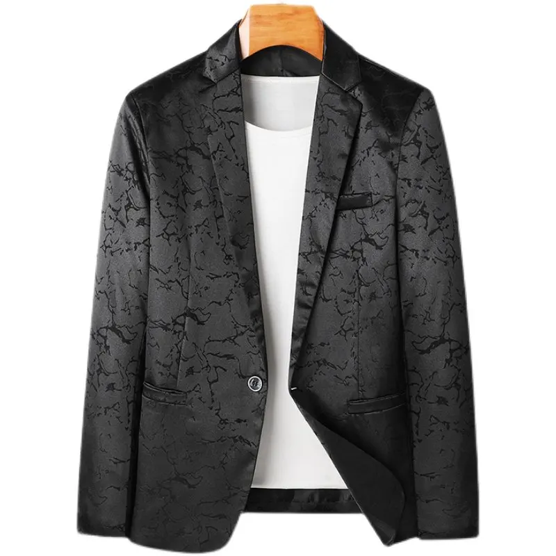 

2026 Plus Size Men's Suits Jacket Blazer Business Casual Coats Men High-Quality Wedding Party Slim Tuxedo Dress Suit Tops