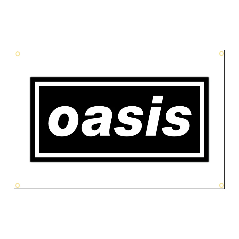 3Jflag 90x150cm Oasis Rock Musik Band flagge Schwere metall pop sänger rock Innen dekoration banner tapisserie