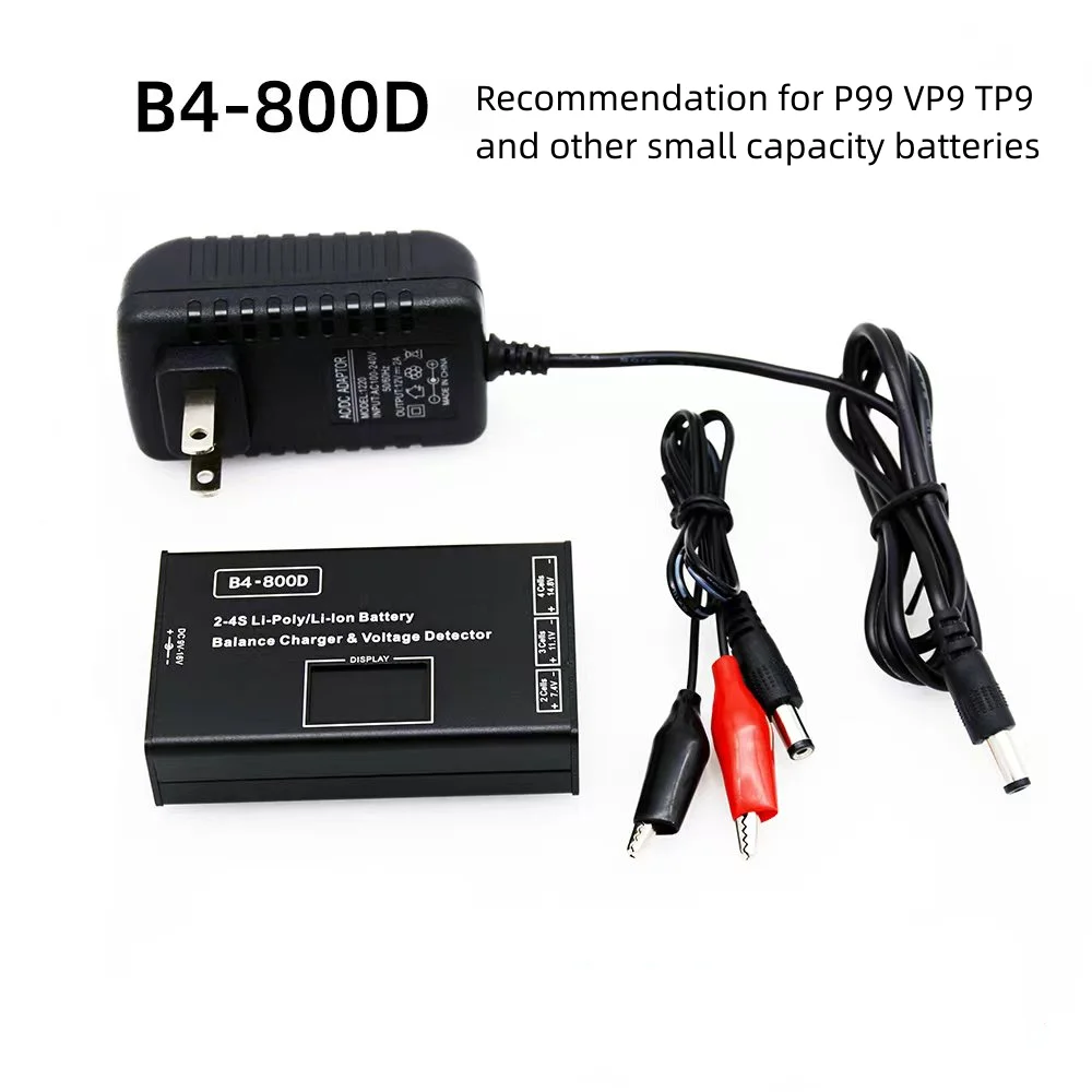 BC-4S15D/B4-800D Batterij Lithium Lipo Balans Lader Met Spanning Scherm 800ma/1500ma Voor 2S-4S Rc Fpv Quadcopter Drone