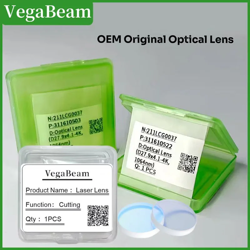 

10 PCS Set Raytools Original Protective Lens 27.9x4.1mm laser Protective Windows lens 37x7mm 12KW 15KW 20KW Fiber cut head lens