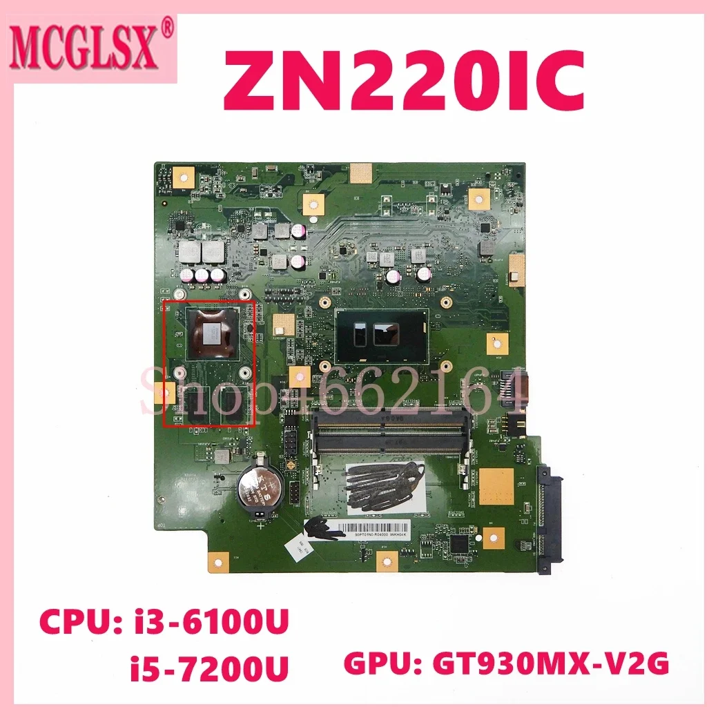 

ZN220IC With i3 i5-6th 7th Gen CPU GT930MX-2G GPU Mainboard For Asus Zen AiO Pro Z220IC-K ZN220IC ZN220I commercial Motherboard