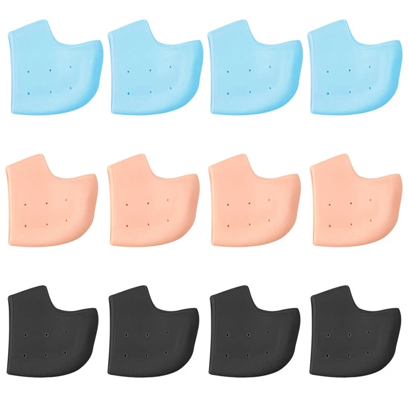 Silicone Heel Protector Protective Sleeve Heel Spur Pads for Relief Plantar Fasciitis Heel Pain Reduce Pressure Forefoot Pad