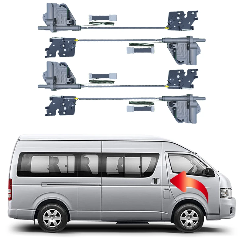 For Toyota Hiace Mid roof Modification of the original mechanical lock on the front door to automatically lock the doors tools