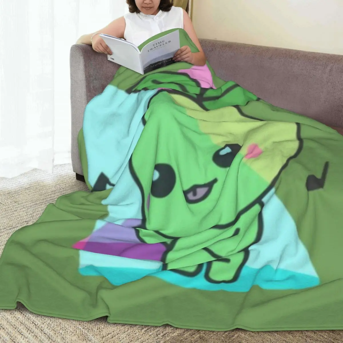 Throw Blanket Lost Ark Merch Lostark Hello Mokoko Micro Fleece Blanket Modern Comfortable For Living Room AntiPilling Blanket