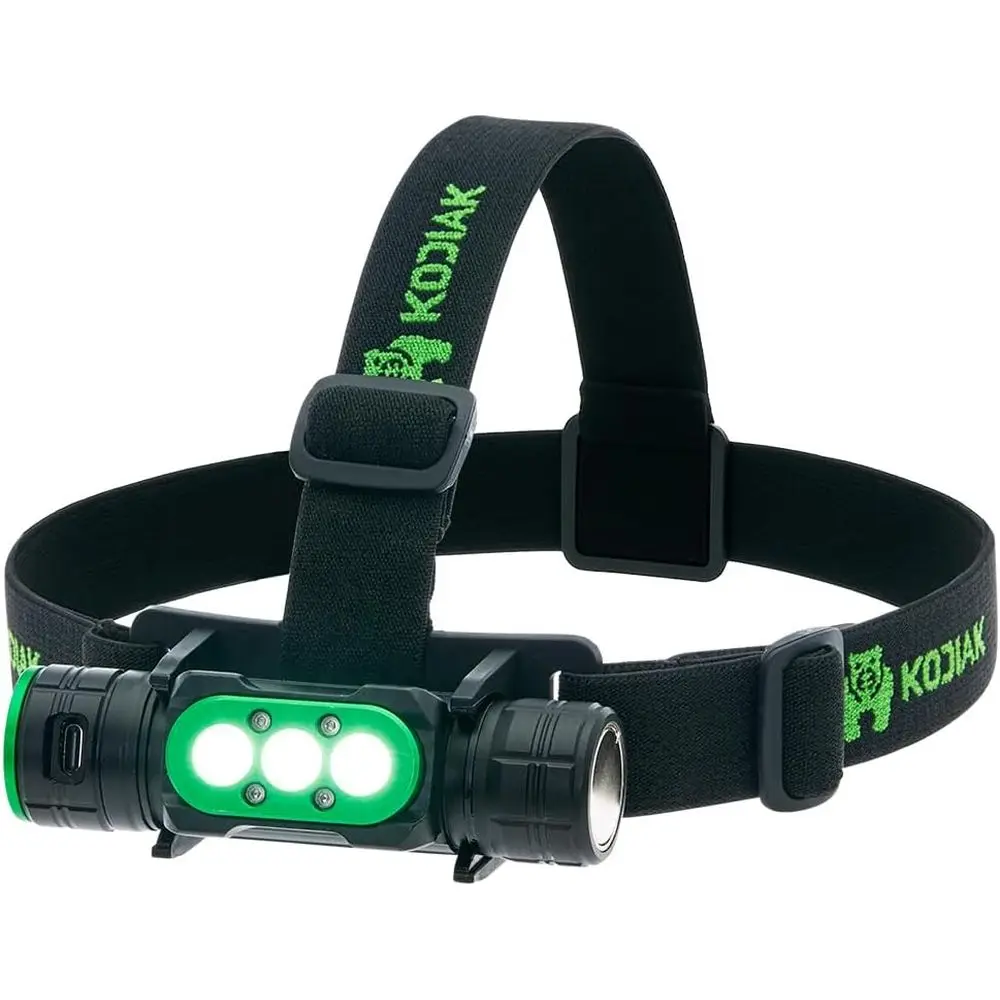 

1500 Lumen Rechargeable Hard Hat Light with Detachable Work Light, Magnetic Base, USB Charging, Adjustable, 4 Brightness Levels