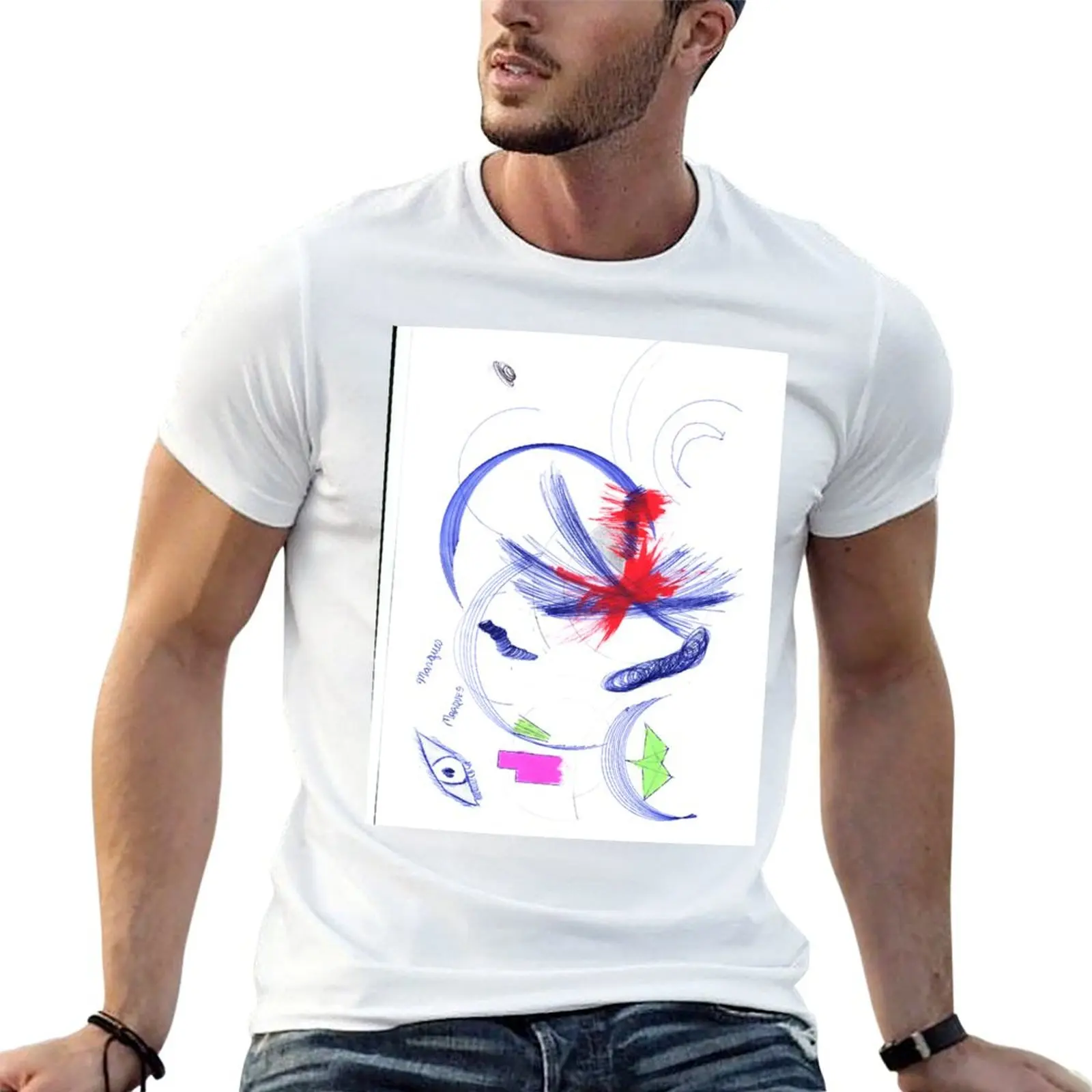 

MARQUES;HICKS T-Shirt cotton t shirts man 100% t shirt man luxury T-Shirt