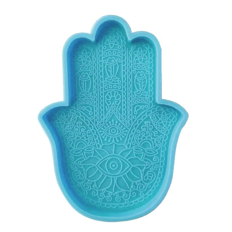 Diy Homemade Mold Coffee Crystal Fatima Hand for Creative Silicone Tray