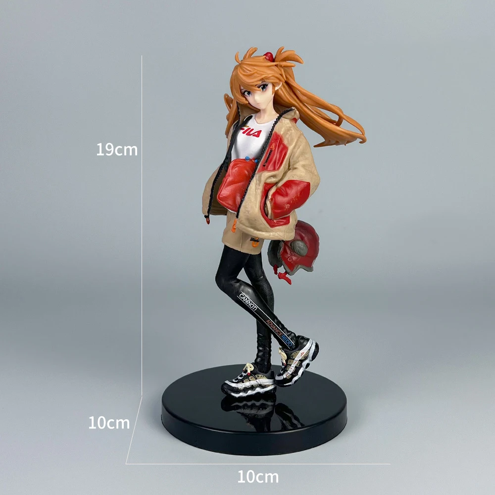 Anime Evangelion Asuka Anime Action Figure Model Gifts Collectible Figurines for Kids Desktop Decoration