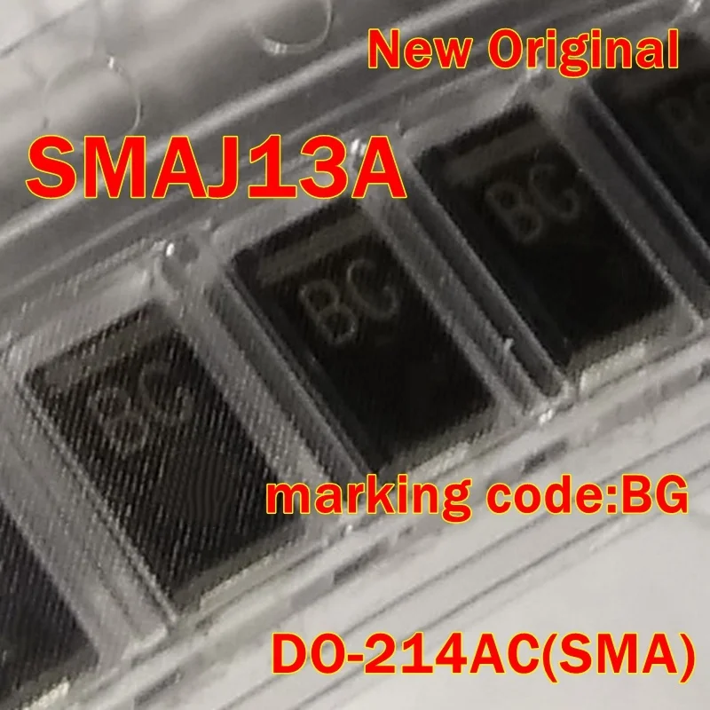 10Pcs to 500Pcs Smaj13A Do-214Ac(Sma) New Original Marking Code:Bg 400Watts Surface Mount Transient Voltage Suppressor